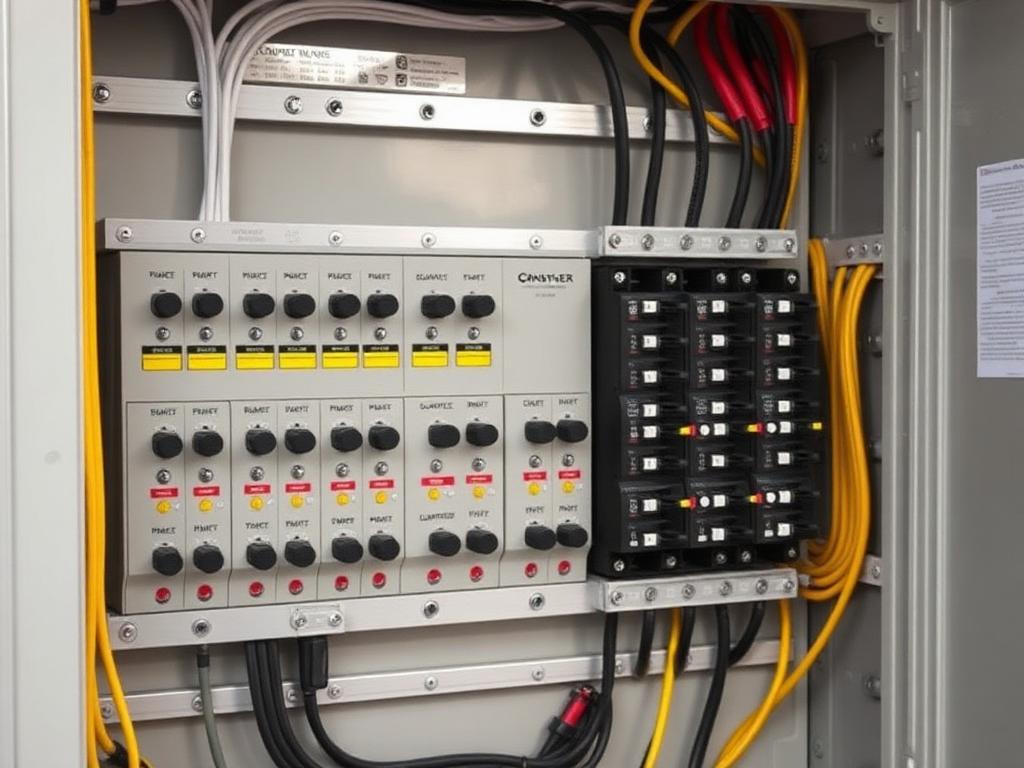 Nyt sikringsskab med ryddelige installationer
