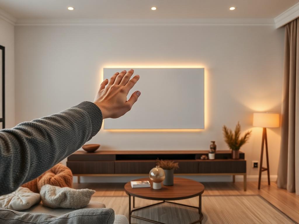 Smart home betjening af lys i stue